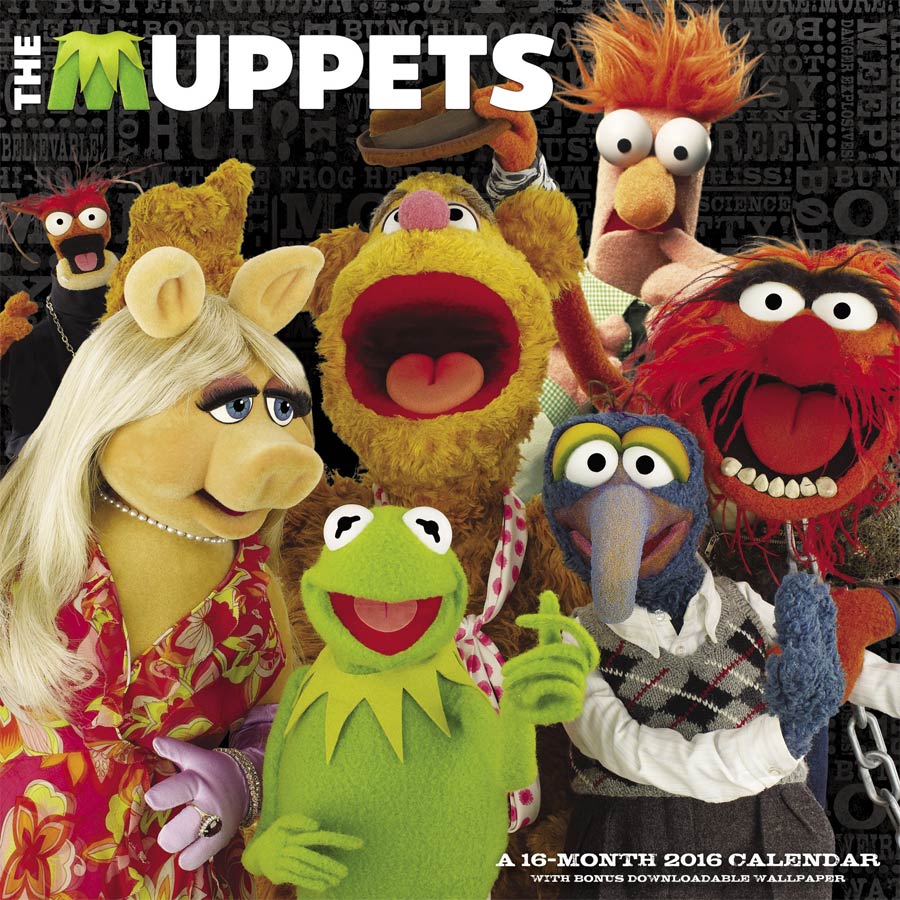 Muppets 2016 12x12-inch Wall Calendar