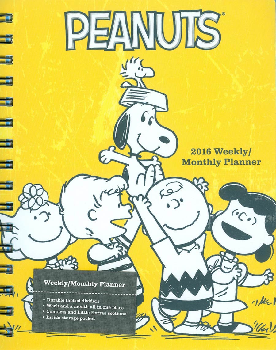 Peanuts 2016 7x8-inch Desk Calendar