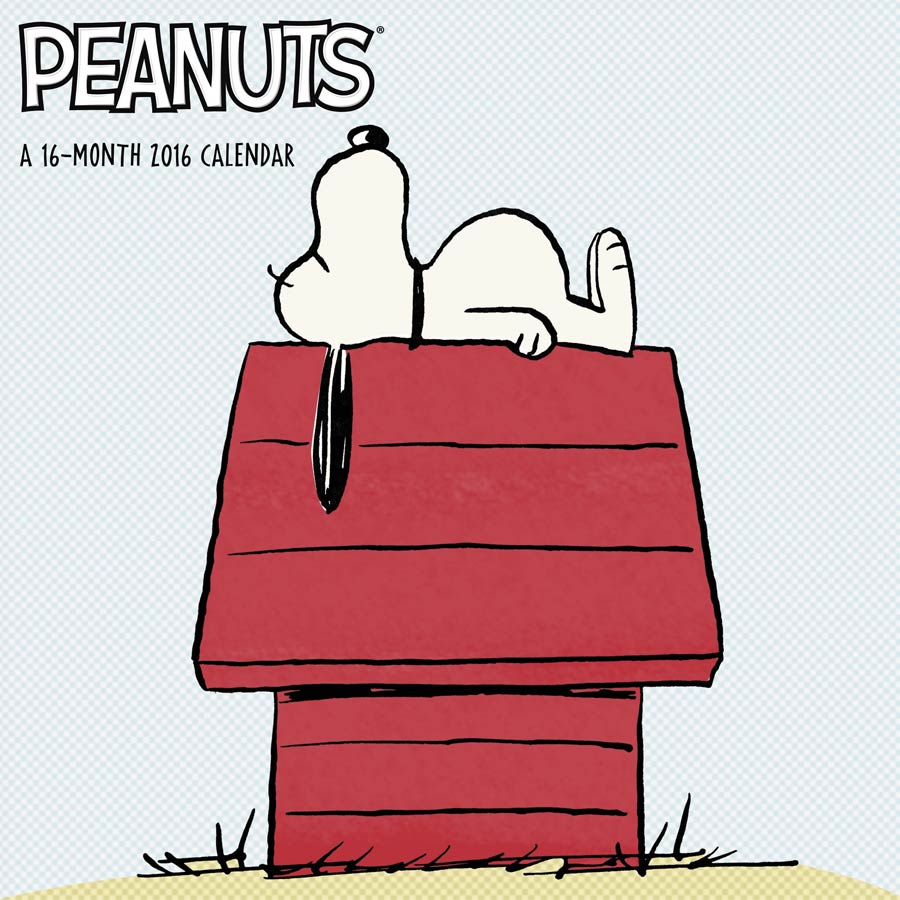 Peanuts Snoopy 2016 12x12-inch Wall Calendar