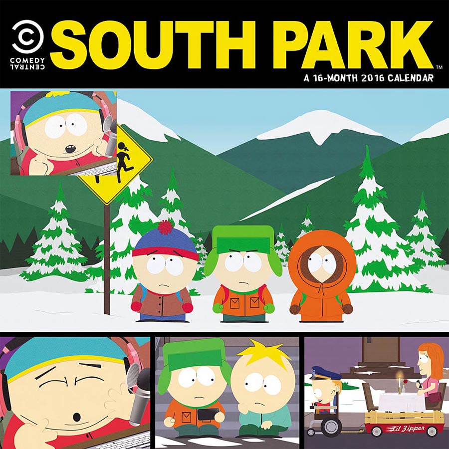 South Park 2016 12x12-inch Wall Calendar