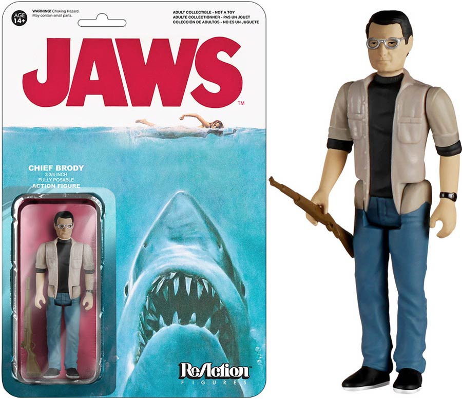ReAction Jaws Martin Brody 4-Inch Action Figure