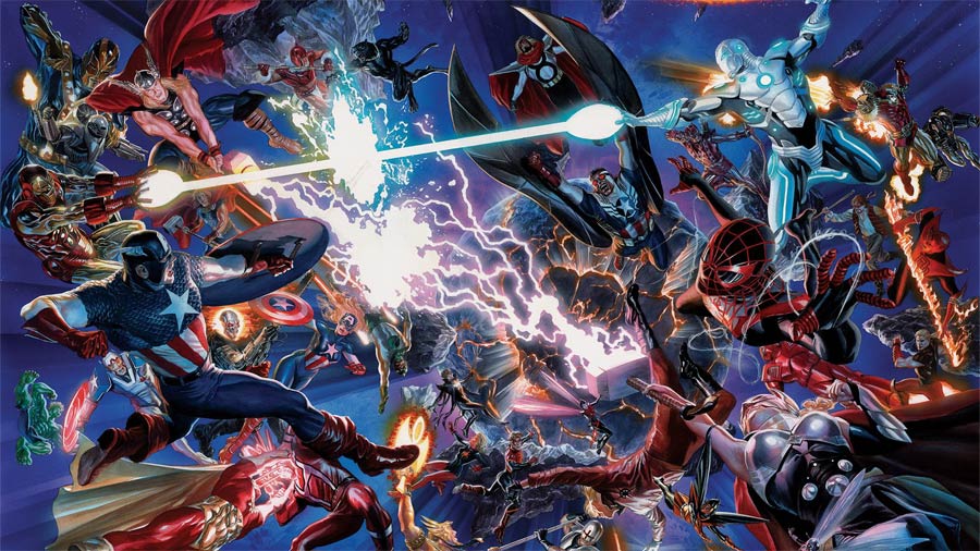 Marvel Battle Alex Ross Poster