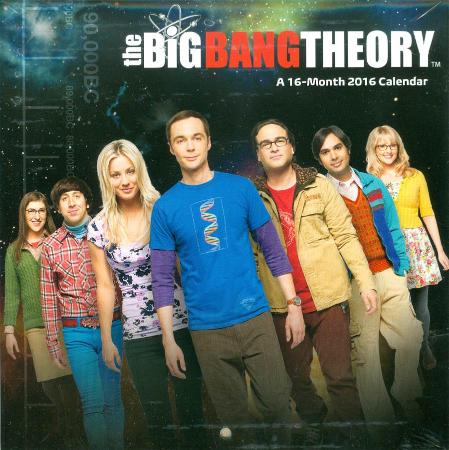 Big Bang Theory 2016 7x7-inch Mini Wall Calendar