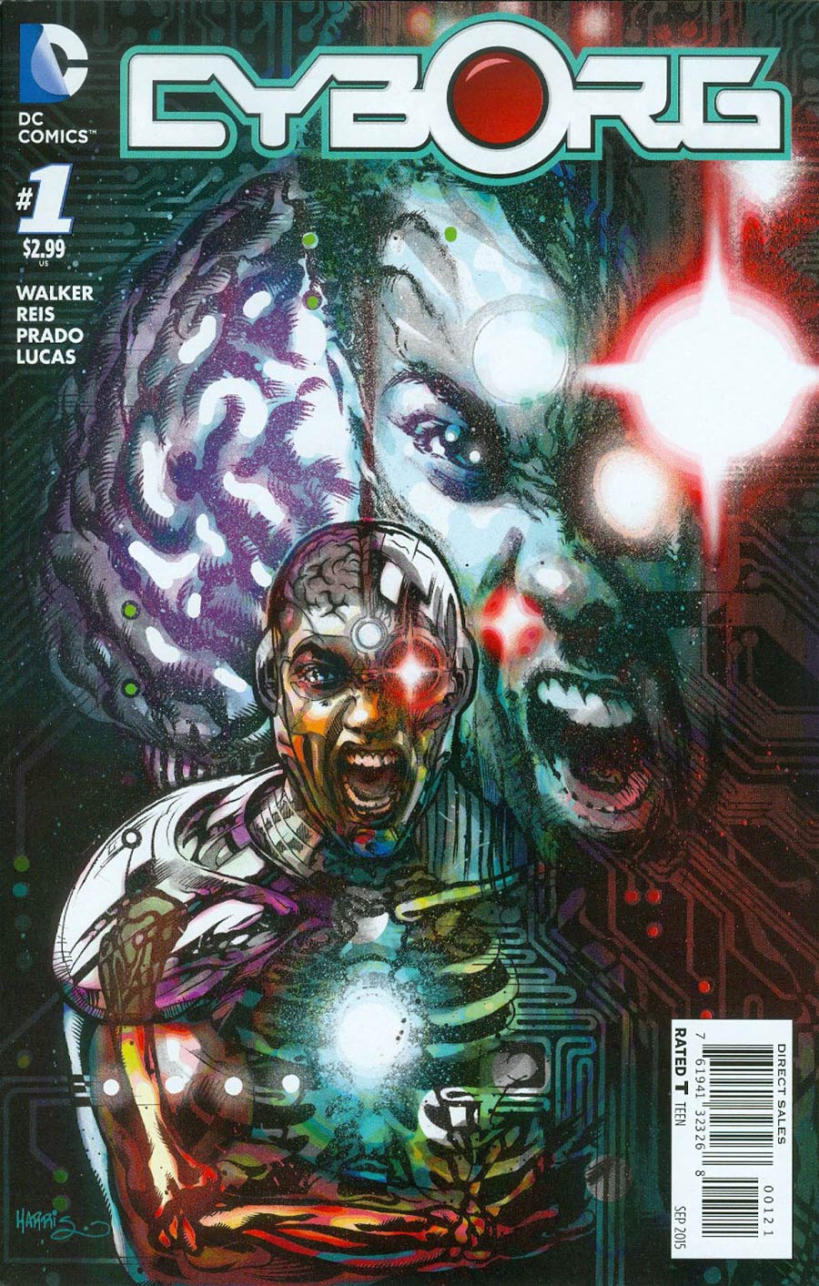 Cyborg #1 Cover B Incentive Tony Harris Variant Cover