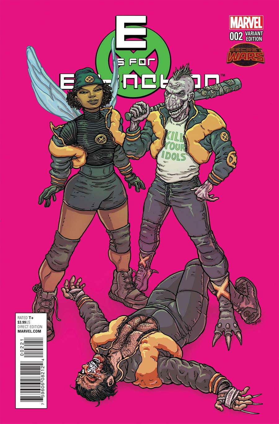 E Is For Extinction #2 Cover B Incentive Ramon Villalobos Variant Cover (Secret Wars Warzones Tie-In)