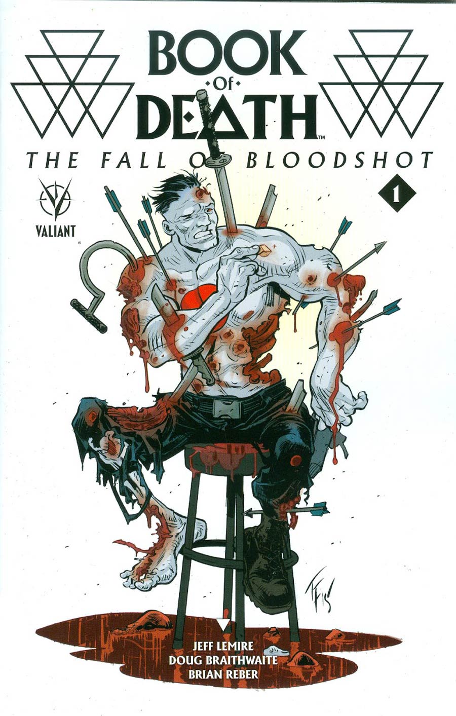 Book Of Death Fall Of Bloodshot #1 Cover D Incentive Tom Fowler Variant Cover