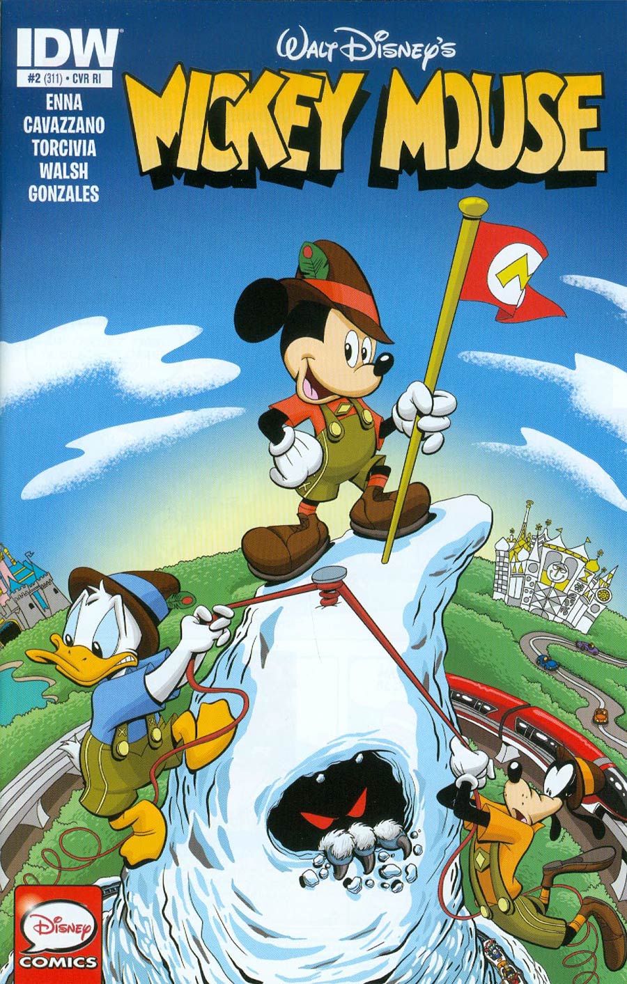 Mickey Mouse Vol 2 #2 Cover C Incentive James Silvani Disney Legacy Fantasyland 60th Anniversary Variant Cover