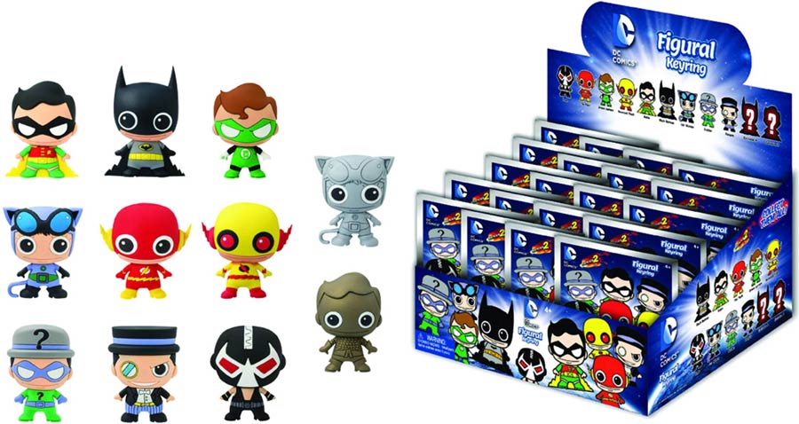 DC Heroes Laser Cut Figural Keyring Series 2 Blind Mystery Box