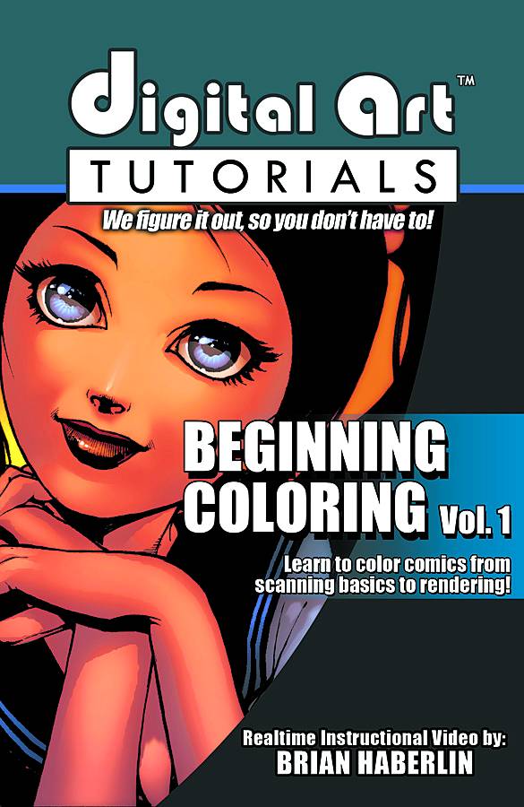 Digital Art Tutorials Beginning Digital Coloring Vol 1 CD-ROM