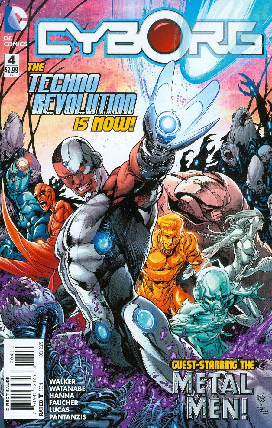 Cyborg #4 Cover A Regular Ivan Reis Cover