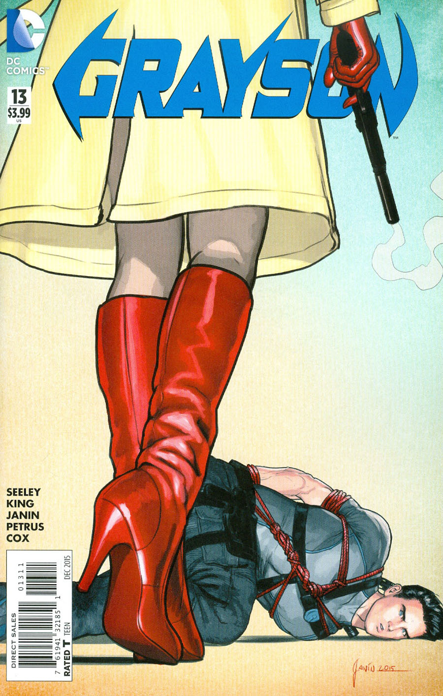 Grayson #13 Cover A Regular Mikel Janin Cover