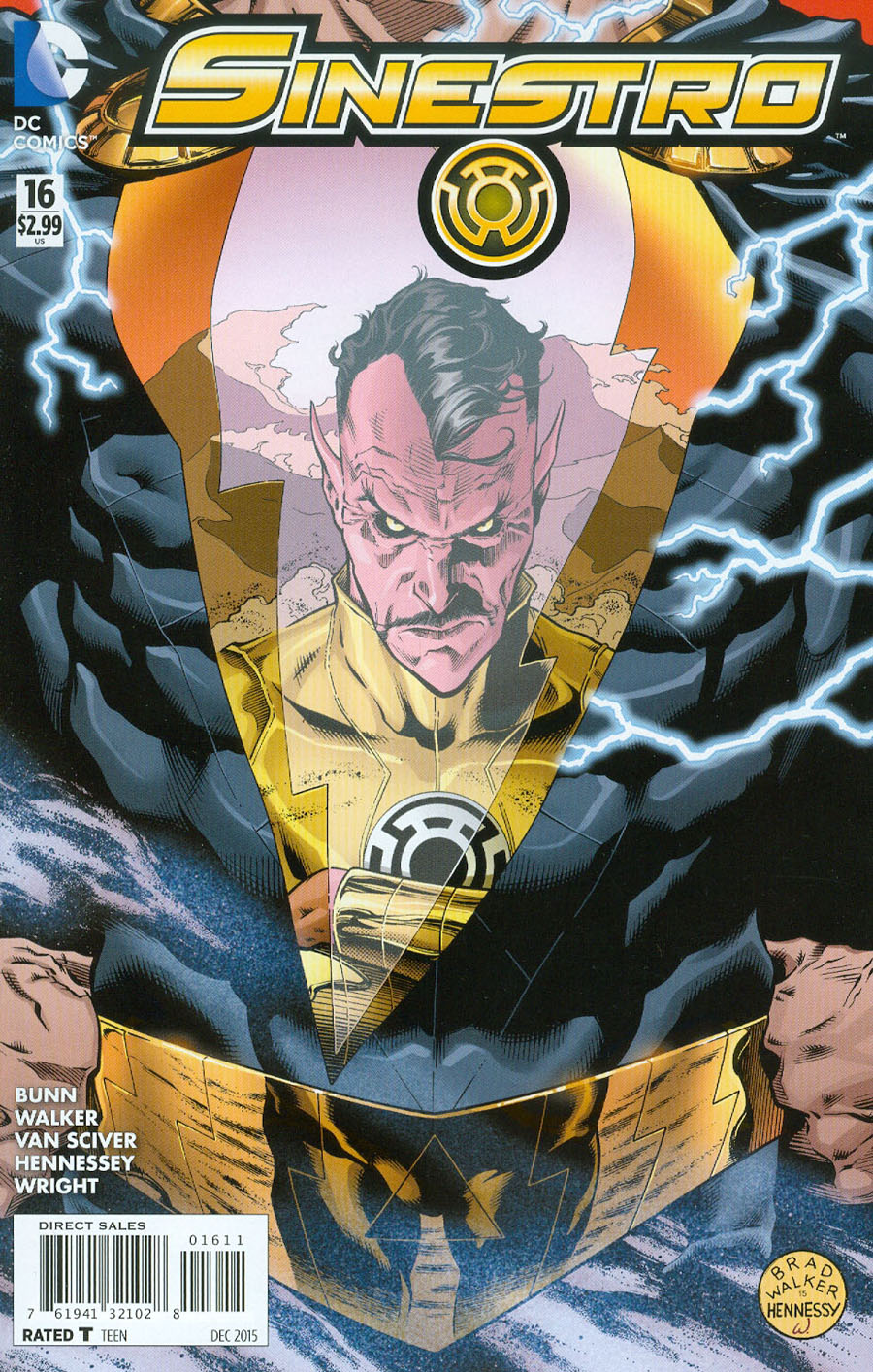 Sinestro #16 Cover A Regular Brad Walker Cover
