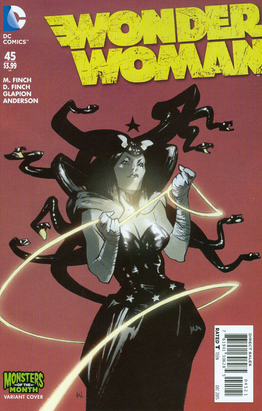 Wonder Woman Vol 4 #45 Cover B Variant Claire Wendling Monsters Cover