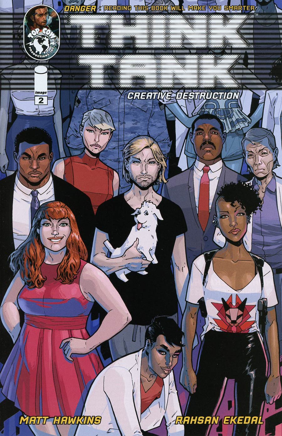 Think Tank Creative Destruction #2 Cover A Regular Rahsan Ekedal Cover