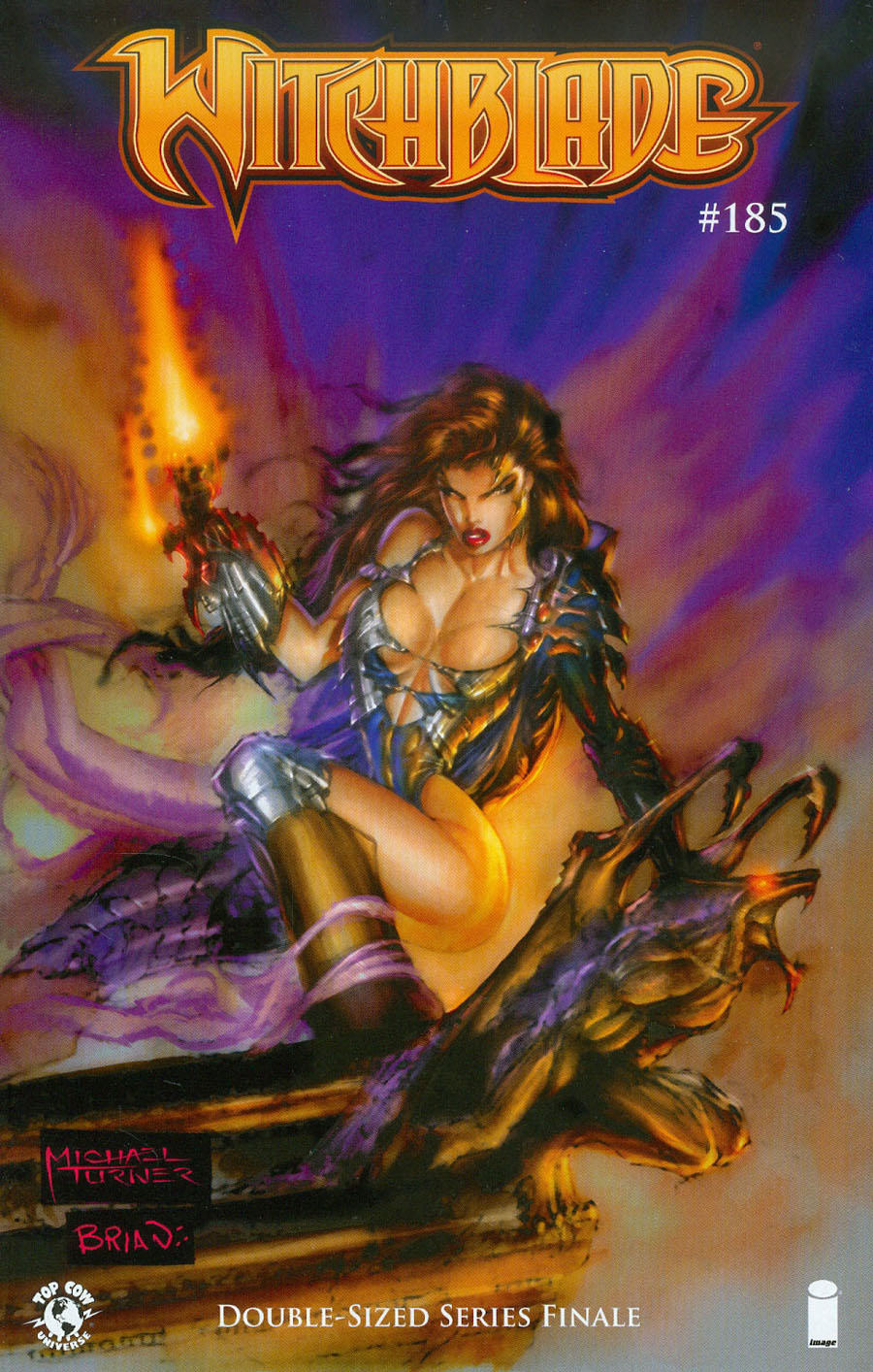 Witchblade #185 Cover A Regular Michael Turner Memorial Cover