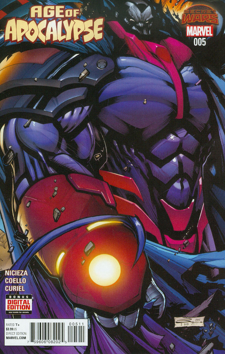 Age Of Apocalypse Vol 2 #5 Cover A Regular Gerardo Sandoval Cover (Secret Wars Warzones Tie-In)