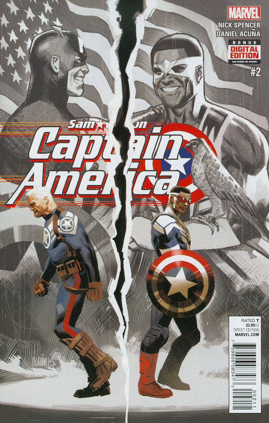 Captain America Sam Wilson #2 Cover A Regular Daniel Acuna Cover