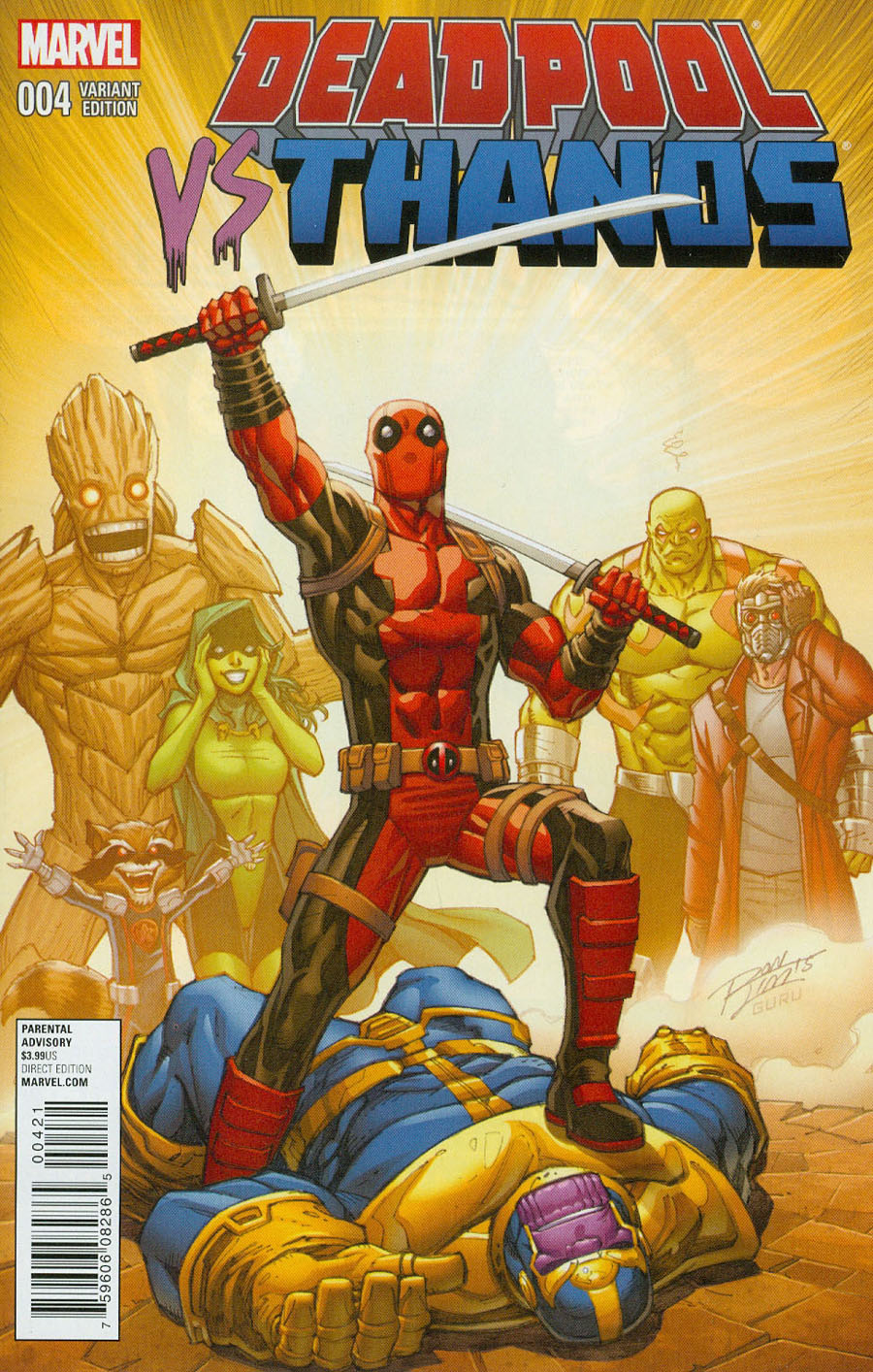 Deadpool vs Thanos #4 Cover B Variant Ron Lim Cover