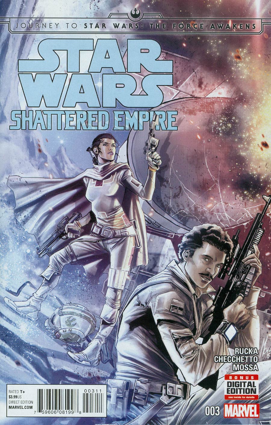 Journey To Star Wars Force Awakens Shattered Empire #3 Cover A Regular Marco Checchetto Cover