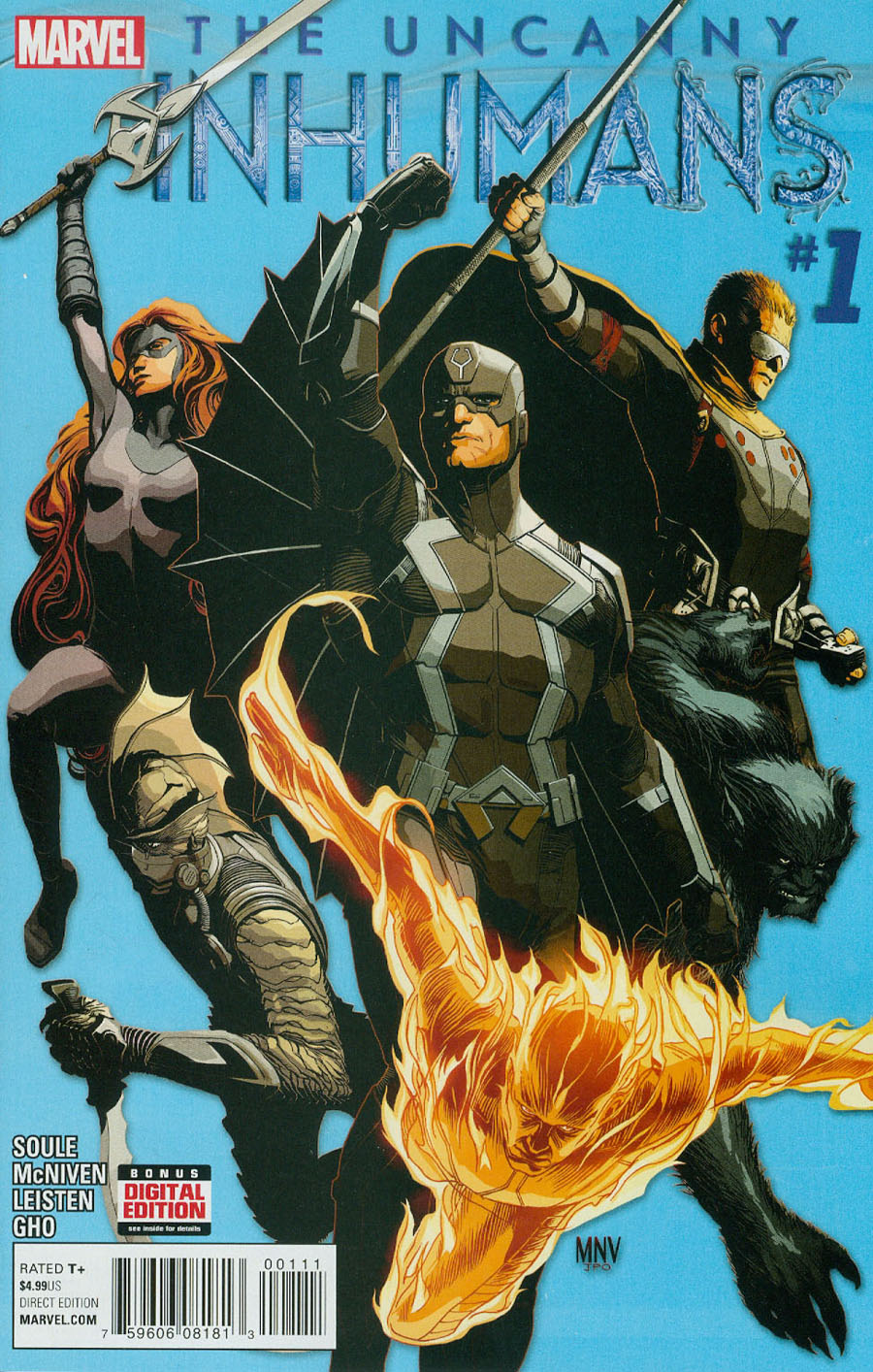 Uncanny Inhumans #1 Cover A Regular Steve McNiven Cover