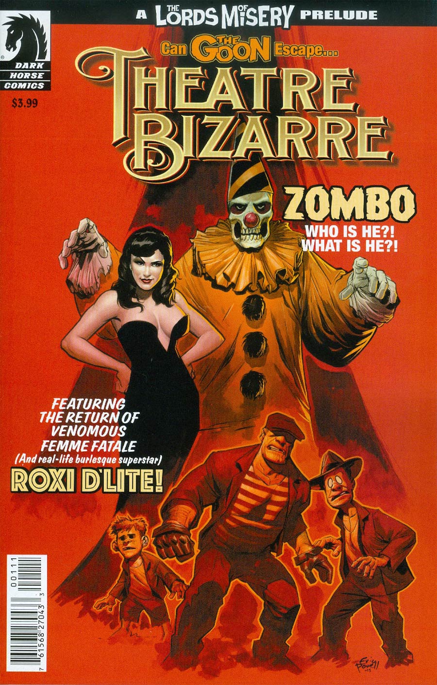 Goon In Theatre Bizarre #1 Cover A Regular Eric Powell Cover