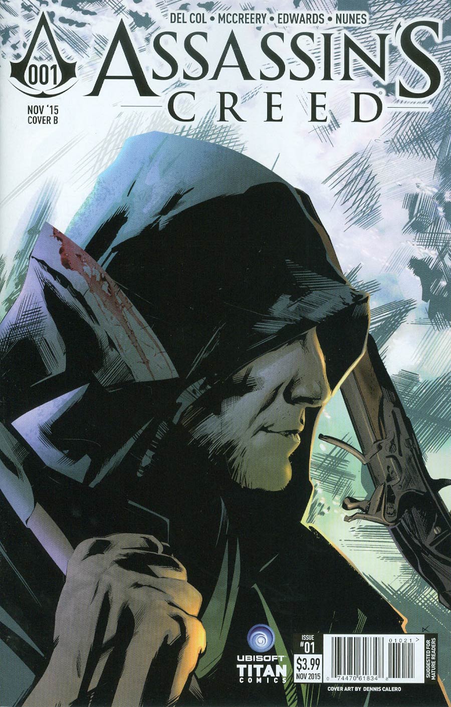 Assassins Creed #1 Cover B Variant Dennis Calero Subscription Cover