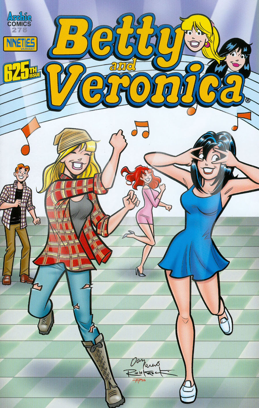 Betty & Veronica #278 Cover B Variant Dan Parent Connecting 90s Cover (2 Of 6)