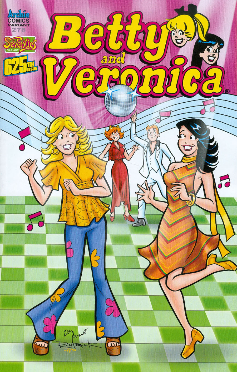 Betty & Veronica #278 Cover D Variant Dan Parent Connecting 70s Cover (4 Of 6)