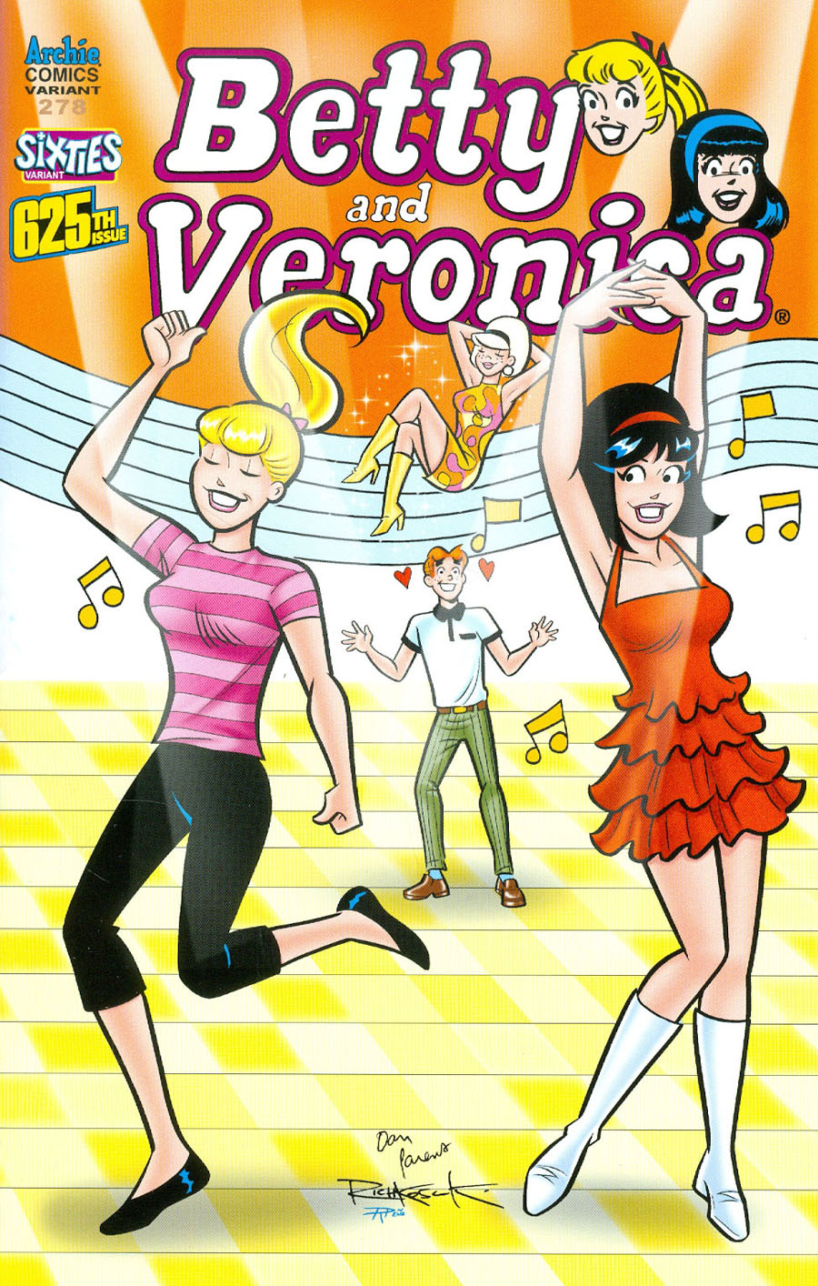 Betty & Veronica #278 Cover E Variant Dan Parent Connecting 60s Cover (5 Of 6)