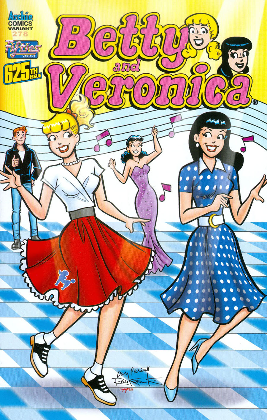 Betty & Veronica #278 Cover F Variant Dan Parent Connecting 50s Cover (6 Of 6)