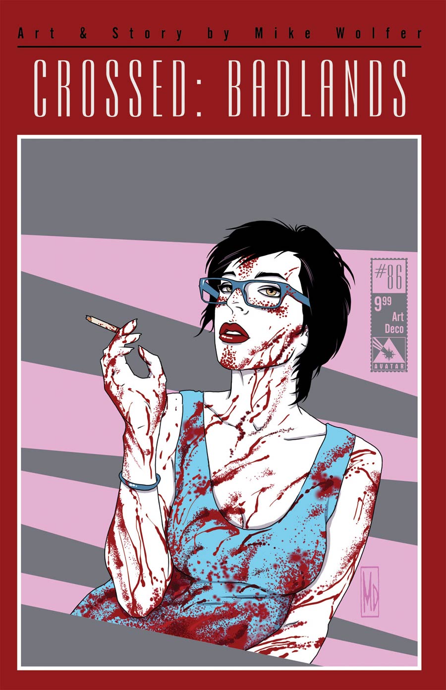 Crossed Badlands #86 Cover D Art Deco Cover