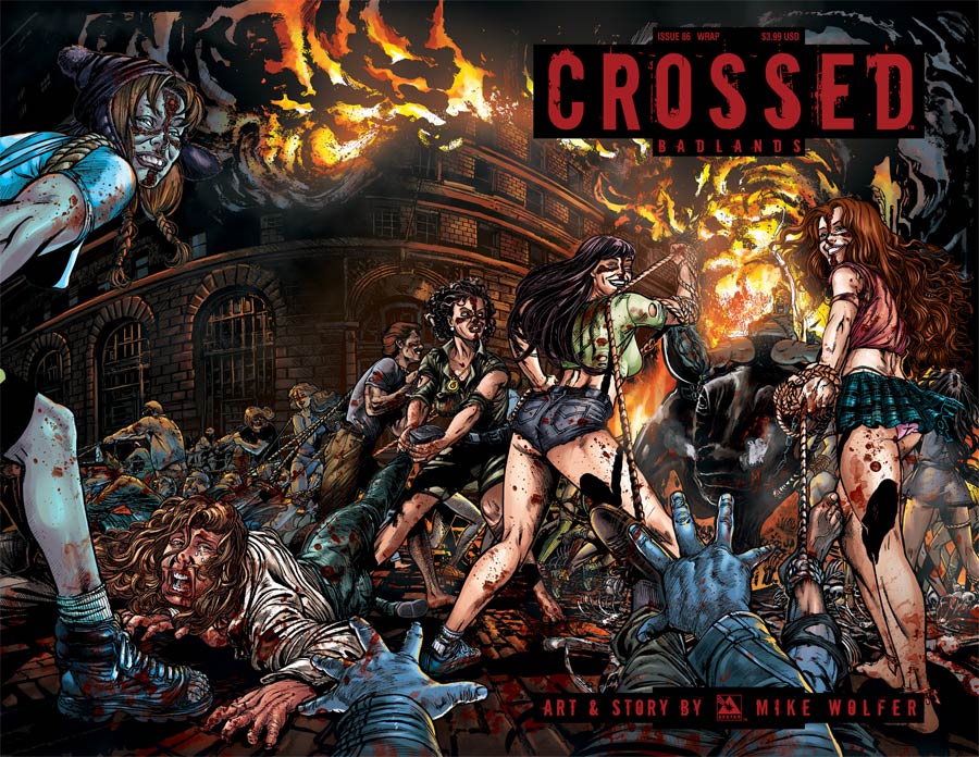 Crossed Badlands #86 Cover C Wraparound Cover