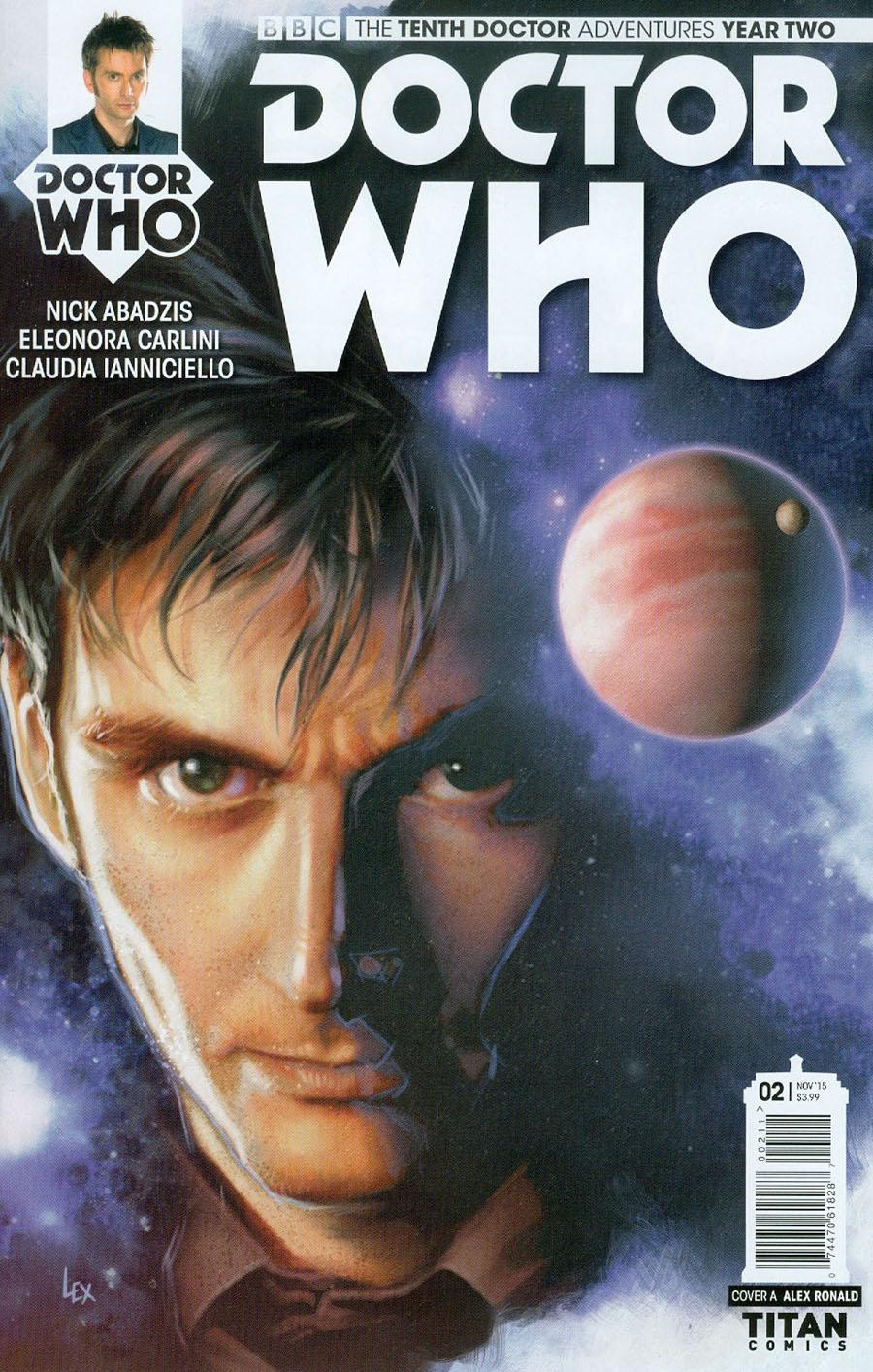 Doctor Who 10th Doctor Year Two #2 Cover A Regular Alex Ronald Cover