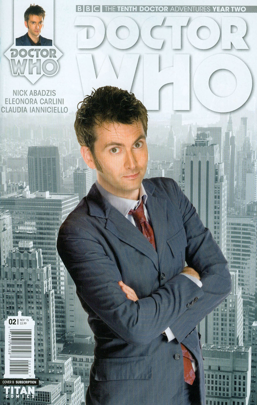 Doctor Who 10th Doctor Year Two #2 Cover B Variant Photo Subscription Cover