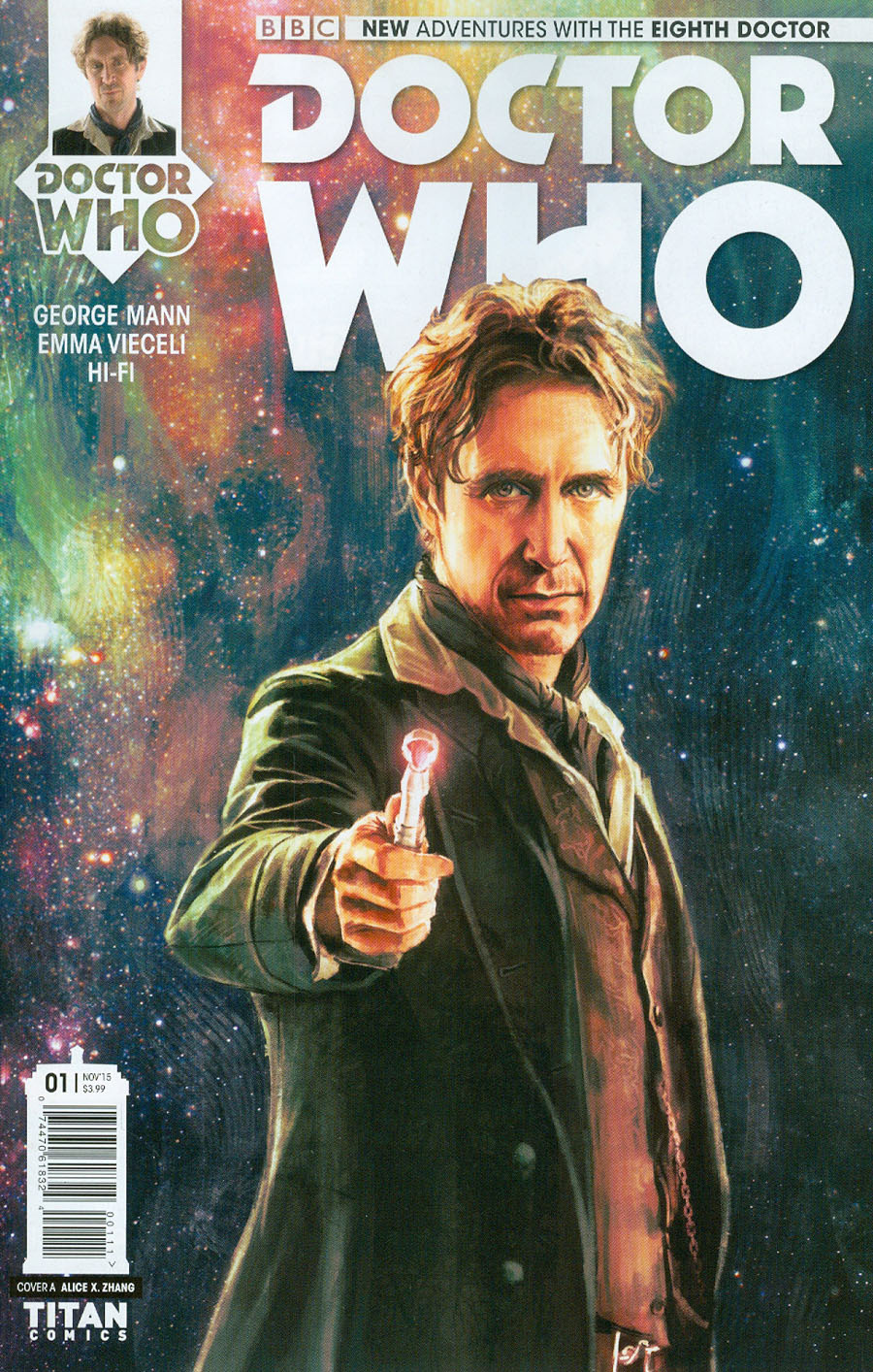 Doctor Who 8th Doctor #1 Cover A Regular Alice X Zhang Cover