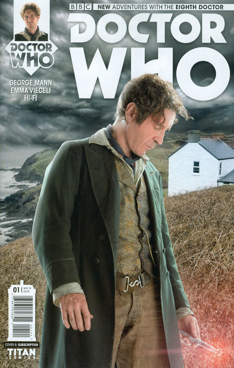 Doctor Who 8th Doctor #1 Cover B Variant Photo Subscription Cover