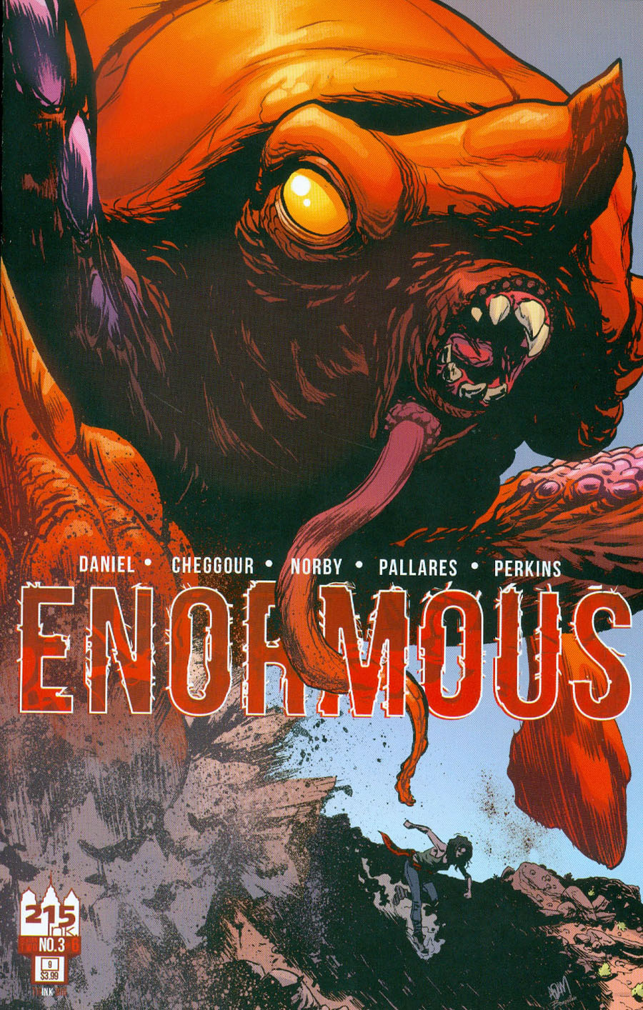 Enormous Vol 2 #3 Cover B Variant Adam Gorham Cover