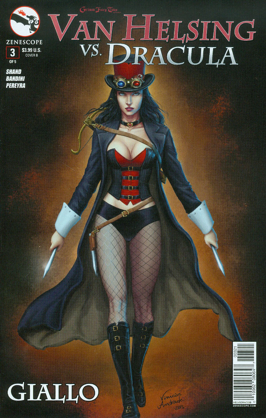 Grimm Fairy Tales Presents Van Helsing vs Dracula #3 Cover B Buzz