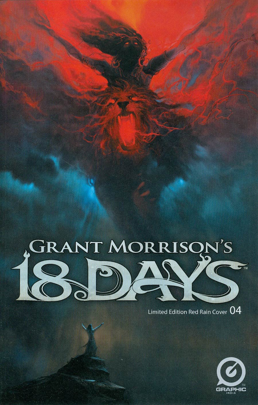 Grant Morrisons 18 Days #4 Cover D Variant Red Rain Cover