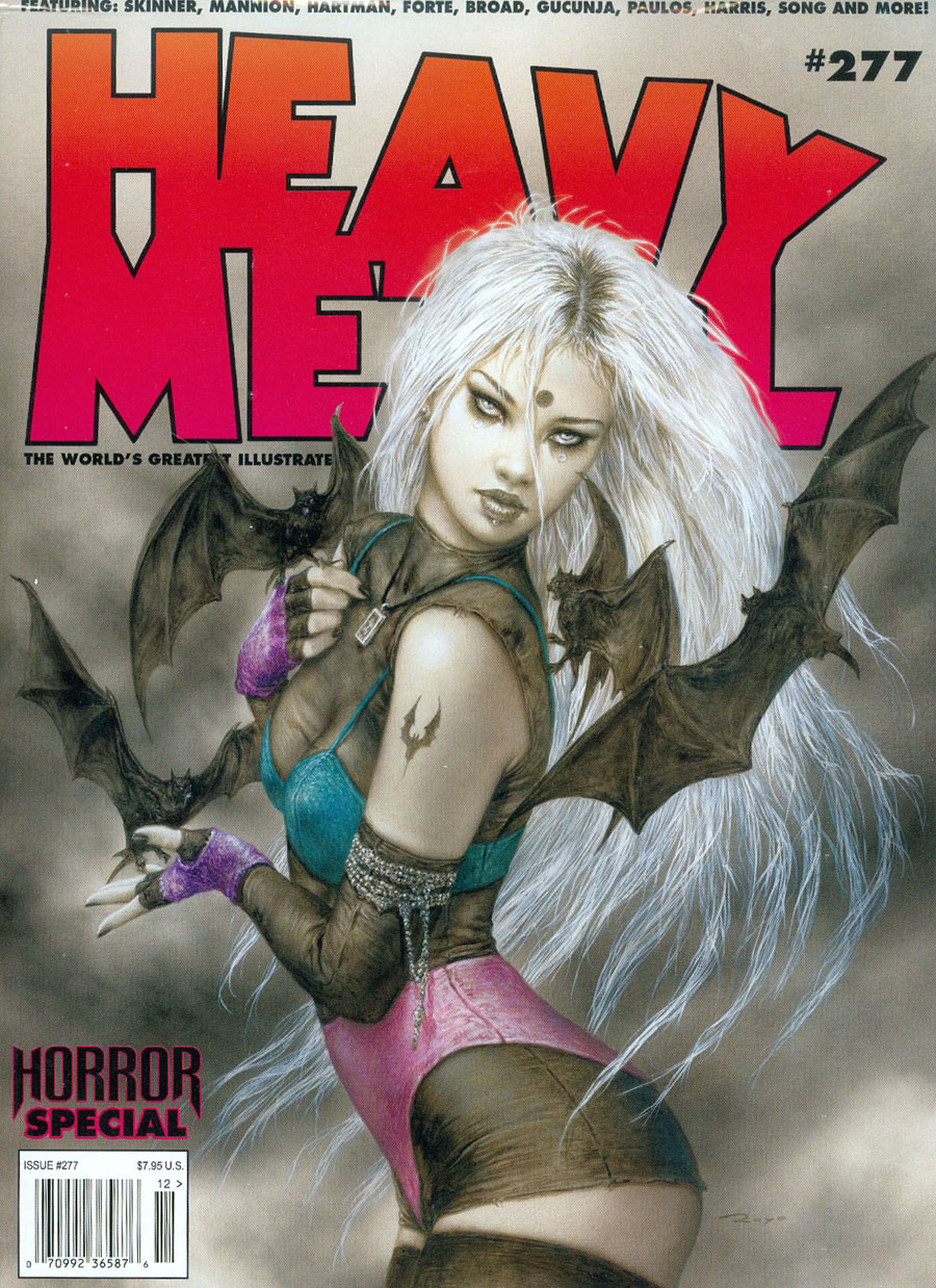 Heavy Metal #277 Cover A Regular Luis Royo Cover