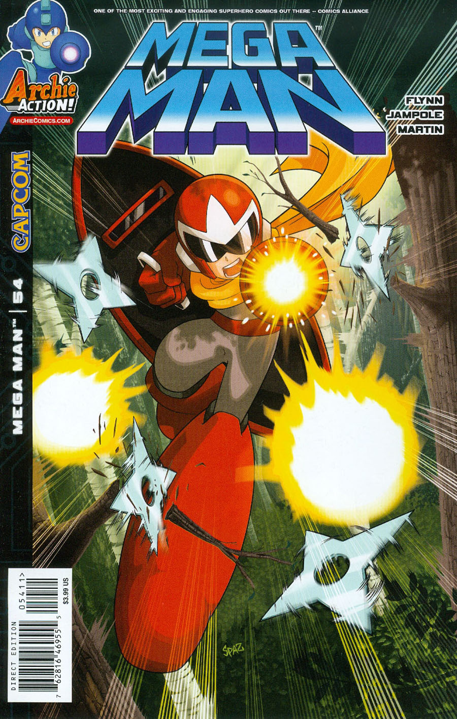 Mega Man Vol 2 #54 Cover A Regular Patrick Spaziante Cover