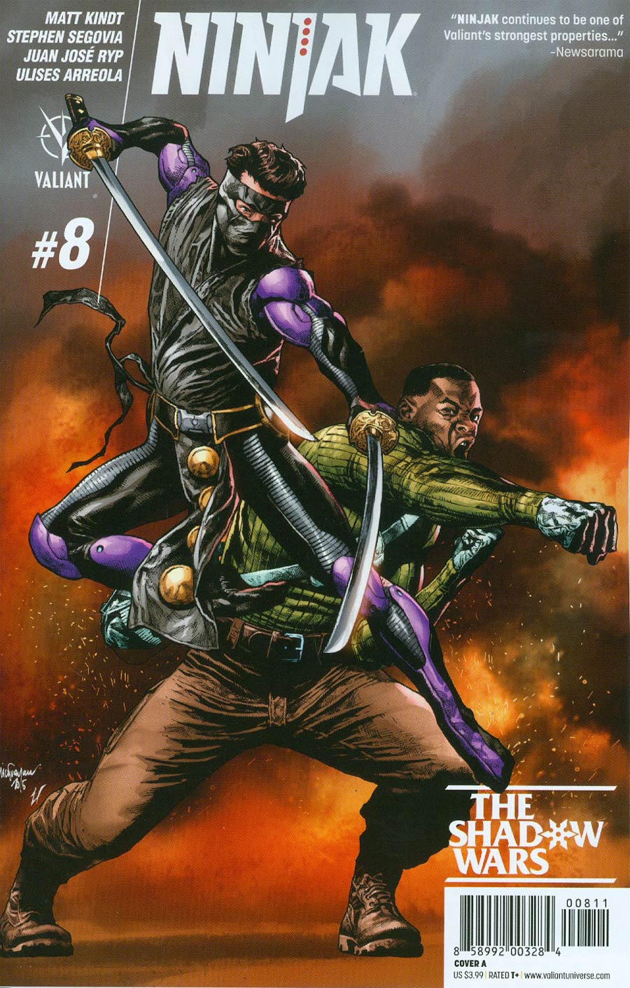 Ninjak Vol 3 #8 Cover A Regular Mico Suayan Cover