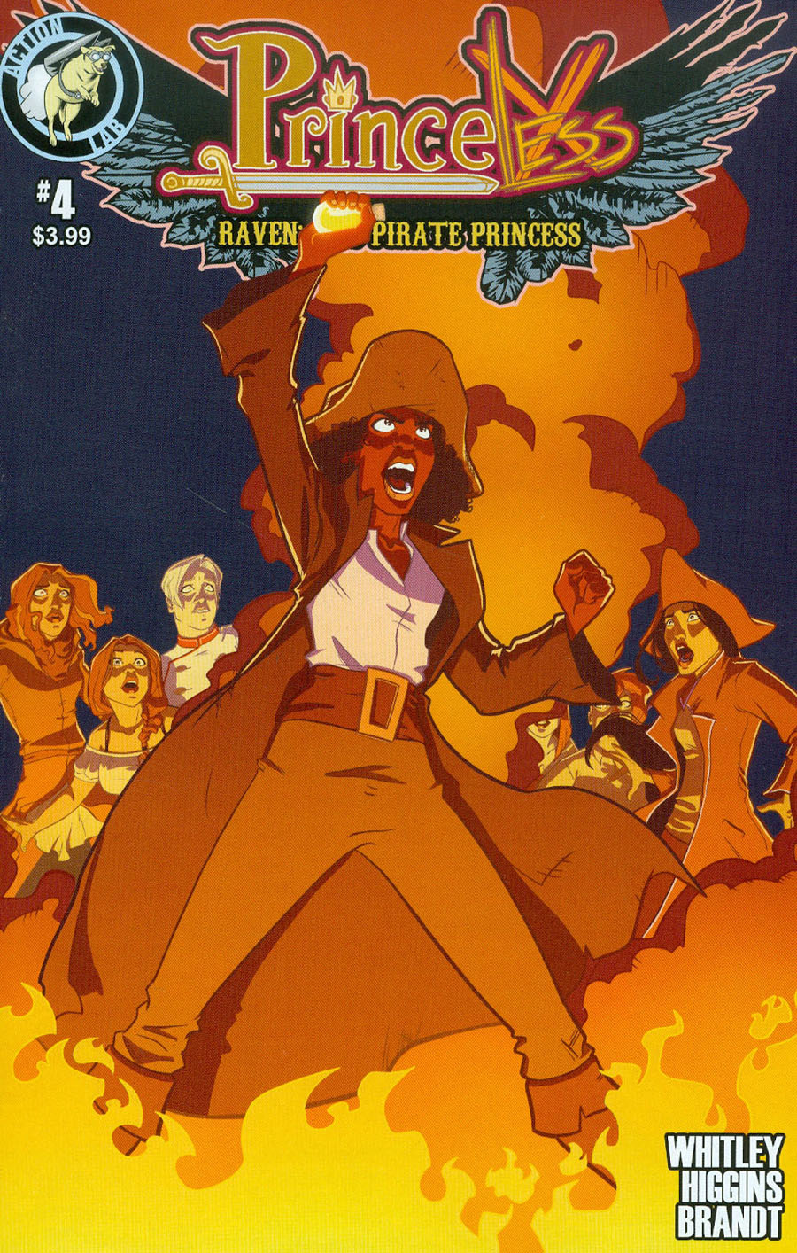 Princeless Raven The Pirate Princess #4 Cover A Regular Rosy Higgins Cover