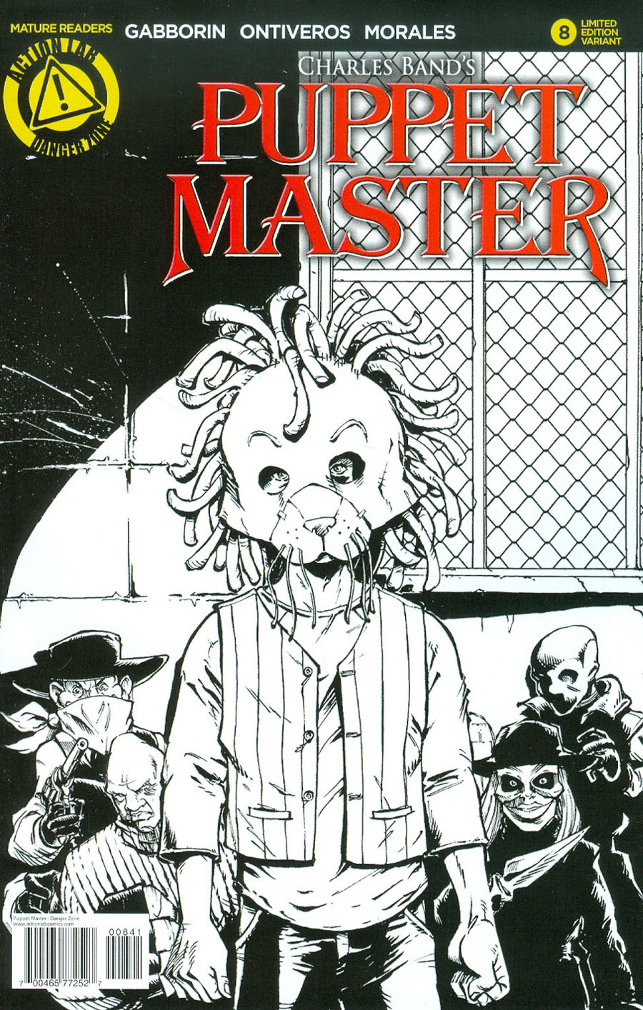 Puppet Master #8 Cover B Variant Antonio Ontiveros Sketch Cover