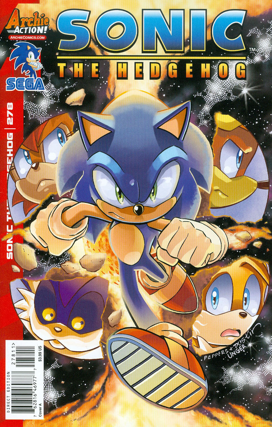 Sonic The Hedgehog Vol 2 #278 Cover A Regular Jamal Peppers Cover