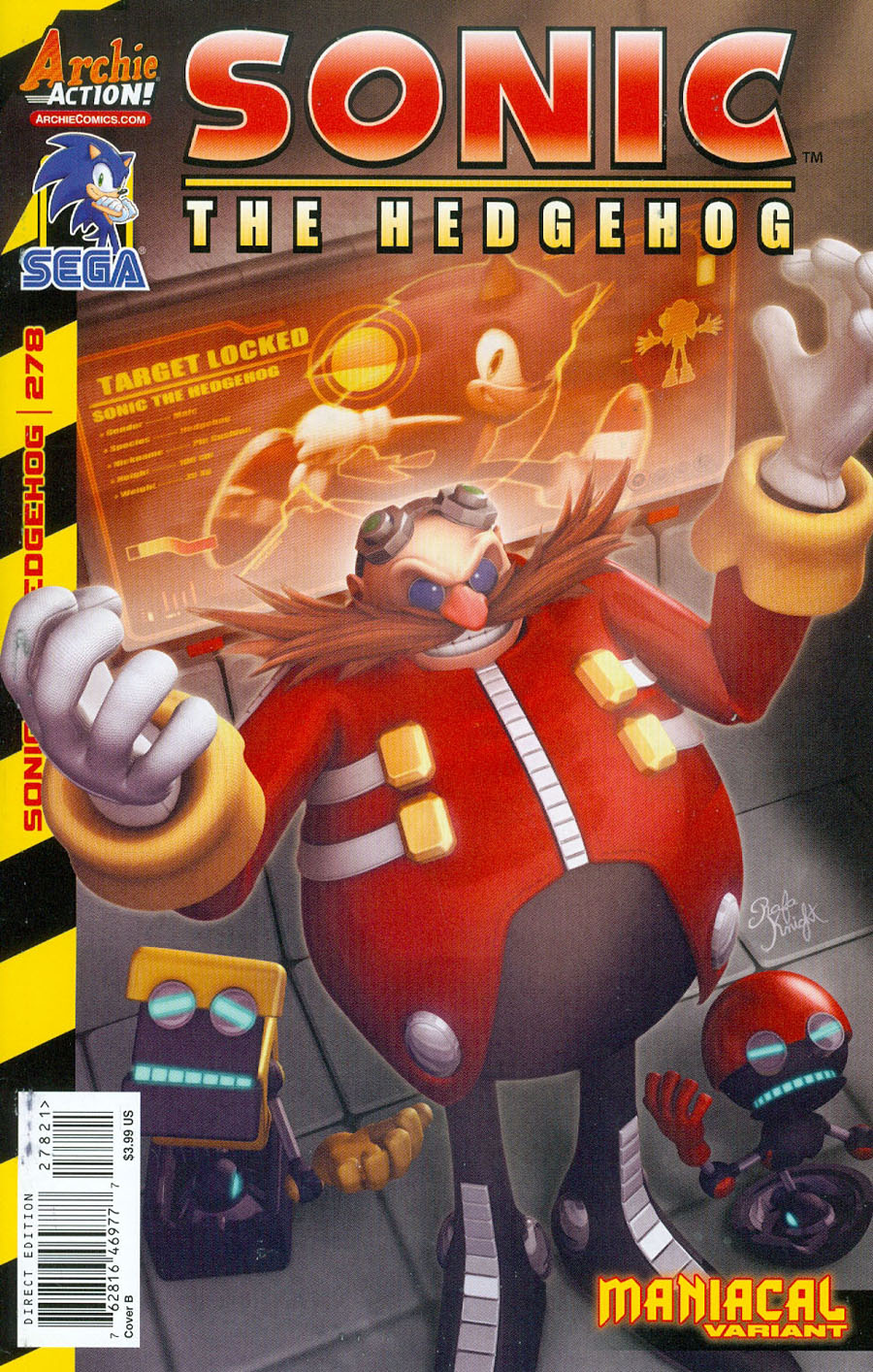 Sonic The Hedgehog Vol 2 #278 Cover B Variant Rafa Knight Maniacal Cover