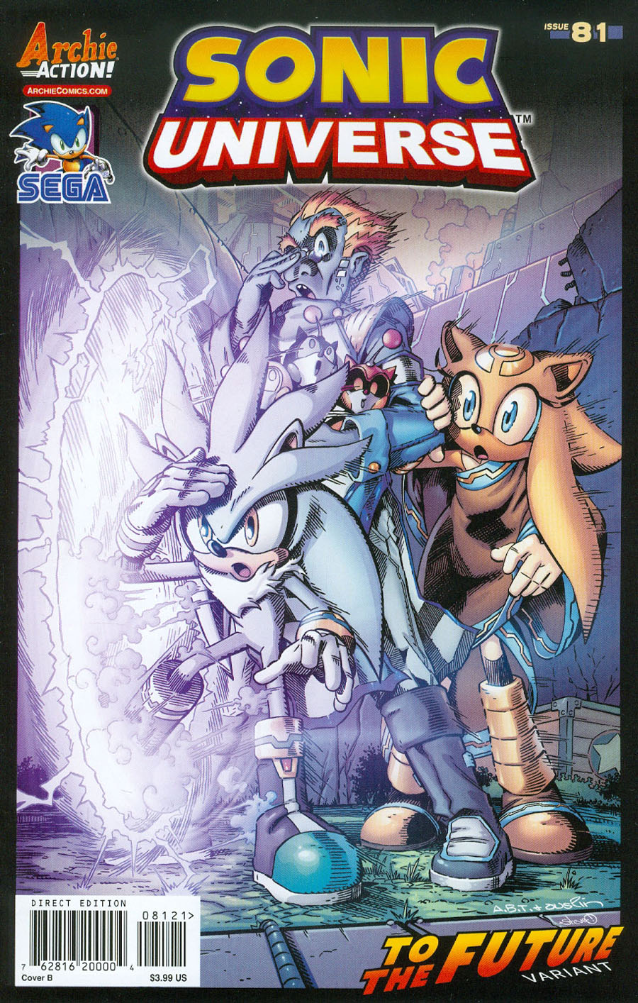 Sonic Universe #81 Cover B Variant Adam Bryce Thomas To The Future Cover