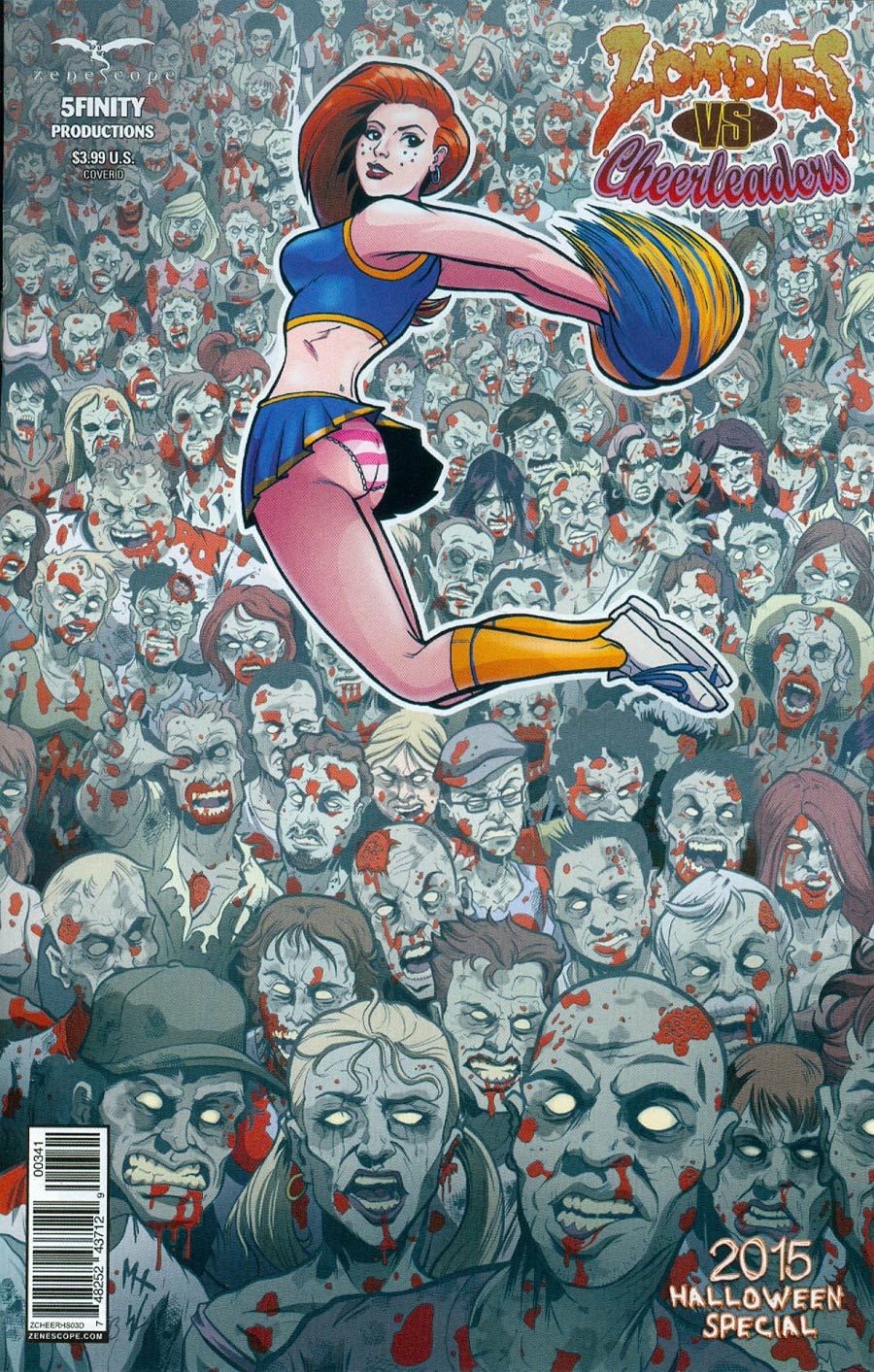 Zombies vs Cheerleaders Halloween Special 2015 #1 Cover D Matt Hebb