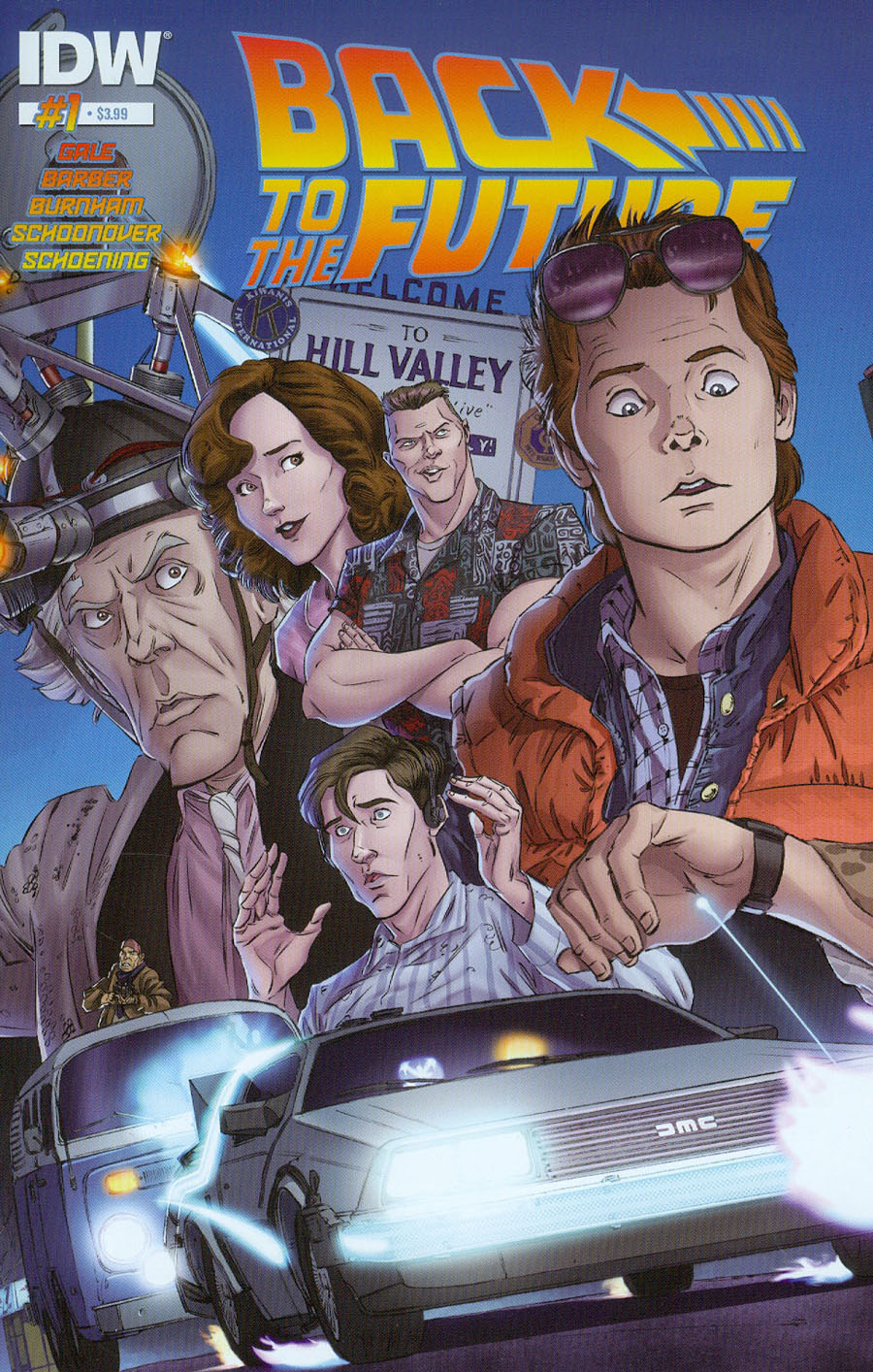 Back To The Future Vol 2 #1 Cover A 1st Ptg Regular Dan Schoening Cover