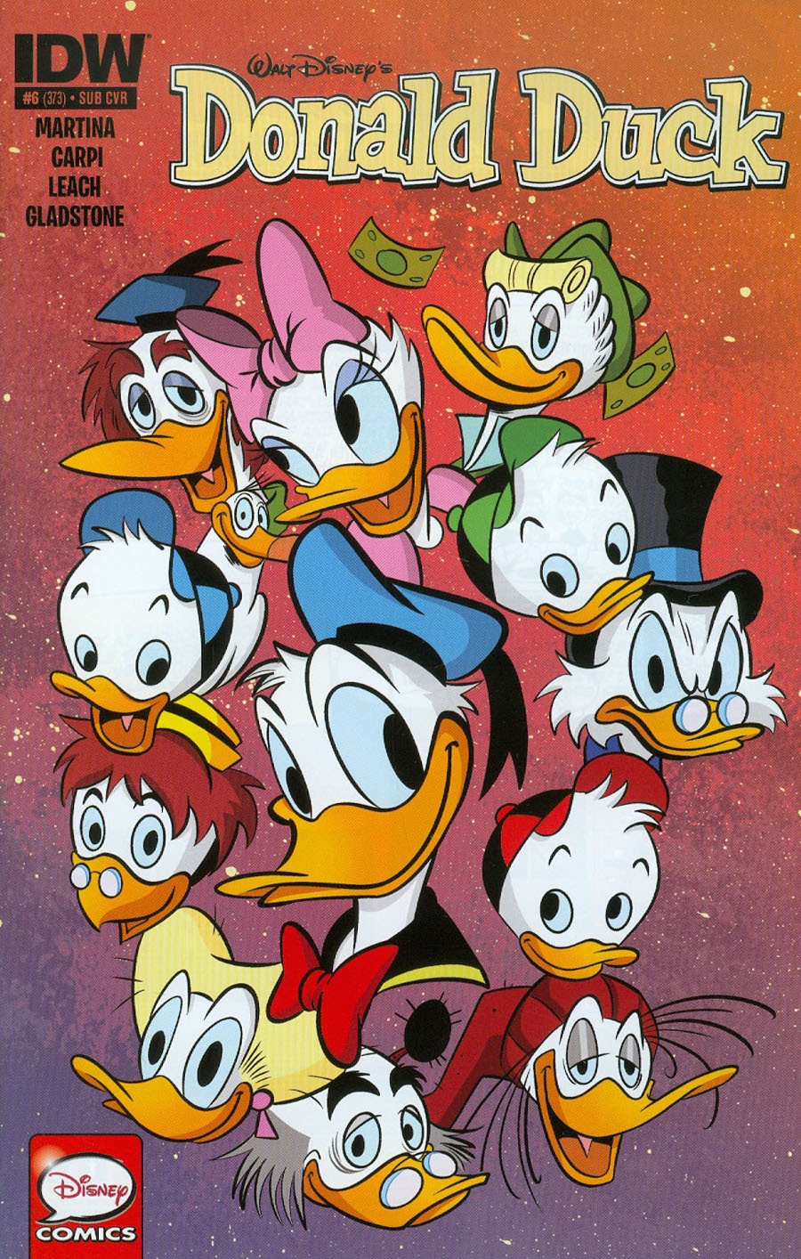 Donald Duck Vol 2 #6 Cover B Variant Derek Charm Subscription Cover
